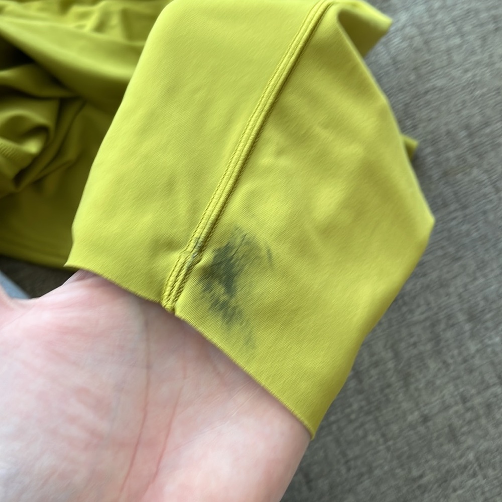 Lululemon Fast And Free High-Rise Chartreuse Size 6 - Picture 5 of 6